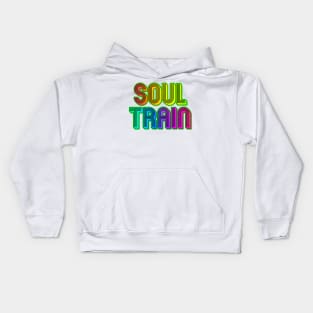 Soul Train Rainbow Neon Kids Hoodie